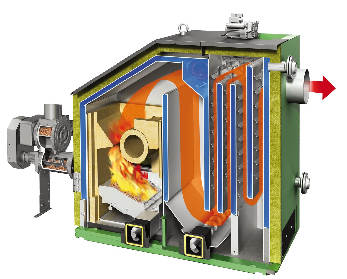 Biomass boiler shop